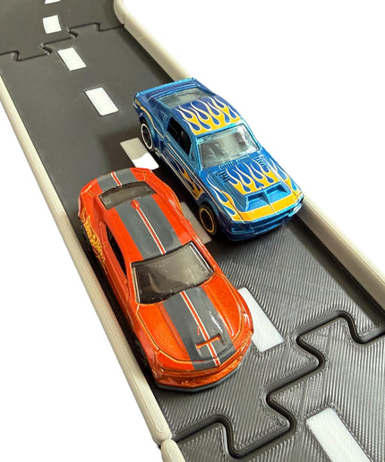Jeff Did It - nano RC Sq Oval 2 Lane Track Set - 3 Color - HPI nano and other nano RC's & Hot Wheels, Match Box and 1/64 Scale Cars Trucks