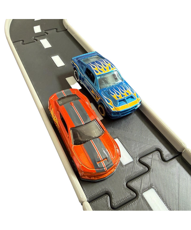Jeff Did It - nano RC Sq Oval 2 Lane Track Set - 3 Color - HPI nano and other nano RC's & Hot Wheels, Match Box and 1/64 Scale Cars Trucks