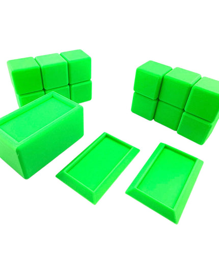 Jeff Did It! - 1/64 Scale Monster Truck / Car Bash Block Free Style Set w/ 12 Bash Blocks - Designed and Made in the USA