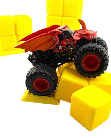 Jeff Did It! - 1/64 Scale Monster Truck / Car Bash Block Free Style Set w/ 12 Bash Blocks - Designed and Made in the USA