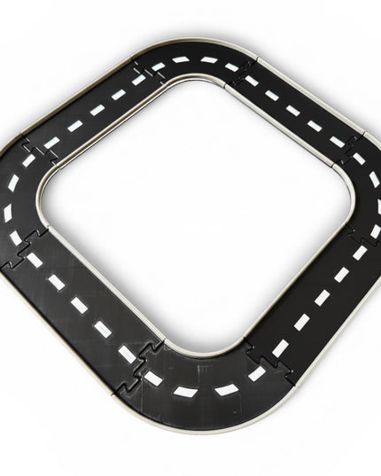 Jeff Did It - nano RC Sq Oval 2 Lane Track Set - 3 Color - HPI nano and other nano RC's & Hot Wheels, Match Box and 1/64 Scale Cars Trucks