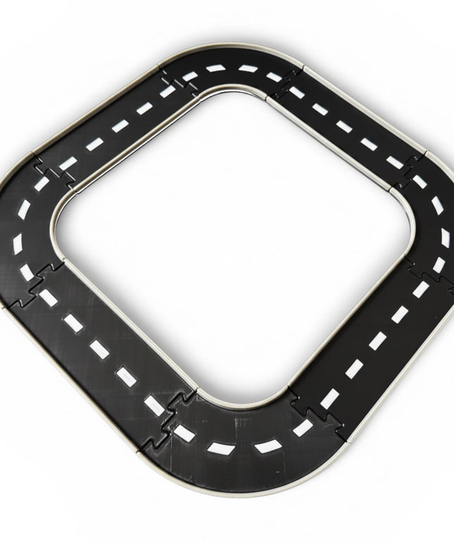 Jeff Did It - nano RC Sq Oval 2 Lane Track Set - 3 Color - HPI nano and other nano RC's & Hot Wheels, Match Box and 1/64 Scale Cars Trucks