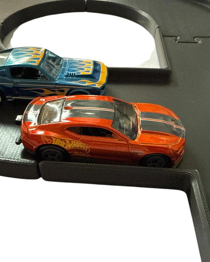 Jeff Did It - nano RC Figure 8 Race Track Set - Compatible with Hot Wheels , HPI nano and 1/64 Scale Cars and Trucks - Made in the USA
