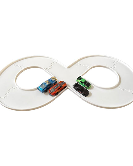 Jeff Did It - nano RC Figure 8 Race Track Set - Compatible with Hot Wheels , HPI nano and 1/64 Scale Cars and Trucks - Made in the USA