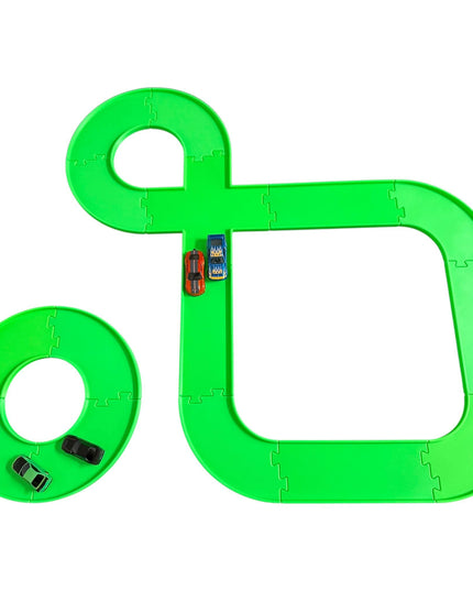 Jeff Did It - nano RC 2 Lane Track Set #1 - Compatible with HPI nano, nano RC's & and 1/64 Scale Cars Trucks - Made in America