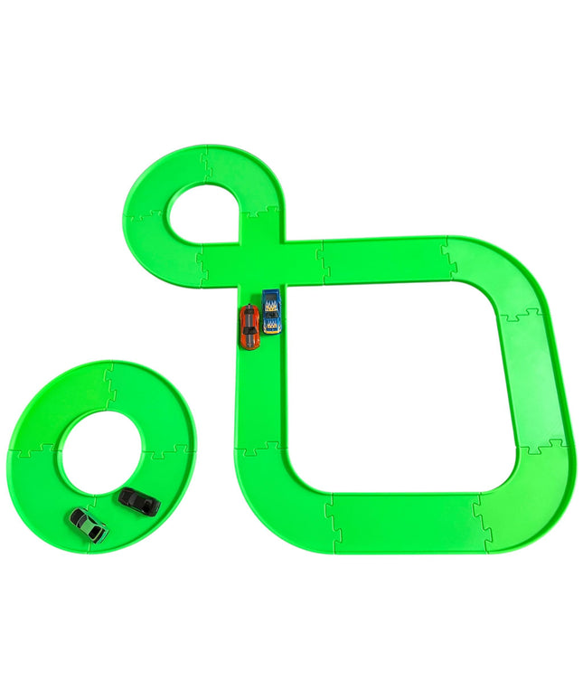 Jeff Did It - nano RC 2 Lane Track Set #1 - Compatible with HPI nano, nano RC's & and 1/64 Scale Cars Trucks - Made in America