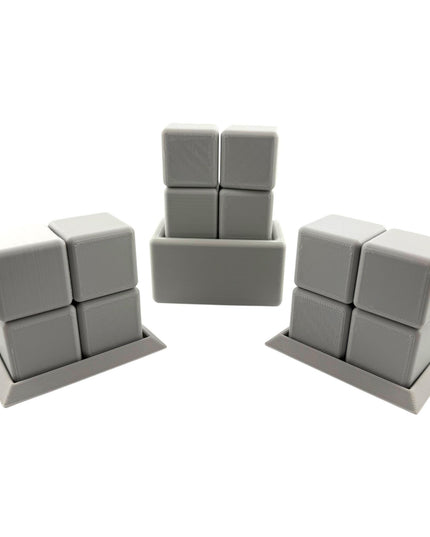 Jeff Did It! - 1/64 Scale Monster Truck / Car Bash Block Free Style Set w/ 12 Bash Blocks - Designed and Made in the USA