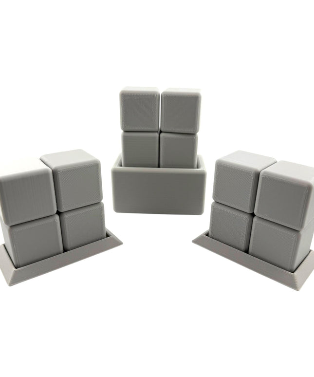Jeff Did It! - 1/64 Scale Monster Truck / Car Bash Block Free Style Set w/ 12 Bash Blocks - Designed and Made in the USA