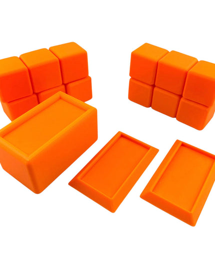 Jeff Did It! - 1/64 Scale Monster Truck / Car Bash Block Free Style Set w/ 12 Bash Blocks - Designed and Made in the USA
