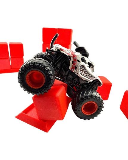 Jeff Did It! - 1/64 Scale Monster Truck / Car Bash Block Free Style Set w/ 12 Bash Blocks - Designed and Made in the USA