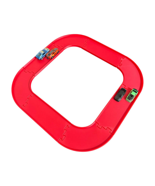Jeff Did It - nano RC Sq Oval 2 Lane Track Set - Compatible with HPI nano, RC's & Match Box and 1/64 Scale Cars Trucks