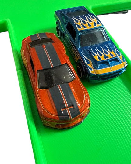 Jeff Did It - nano RC 2 Lane Track Set #1 - Compatible with HPI nano, nano RC's & and 1/64 Scale Cars Trucks - Made in America