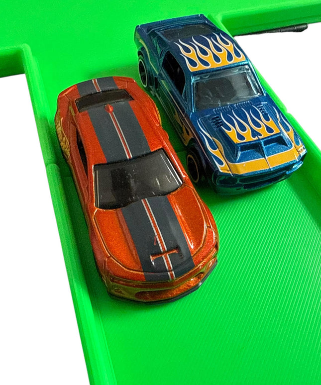 Jeff Did It - nano RC 2 Lane Track Set #1 - Compatible with HPI nano, nano RC's & and 1/64 Scale Cars Trucks - Made in America