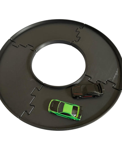 Jeff Did It - nano RC 2 Lane Track Set #1 - Compatible with HPI nano, nano RC's & and 1/64 Scale Cars Trucks - Made in America