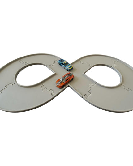 Jeff Did It - nano RC Figure 8 Race Track Set - Compatible with Hot Wheels , HPI nano and 1/64 Scale Cars and Trucks - Made in the USA
