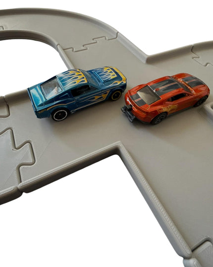 Jeff Did It - nano RC Figure 8 Race Track Set - Compatible with Hot Wheels , HPI nano and 1/64 Scale Cars and Trucks - Made in the USA