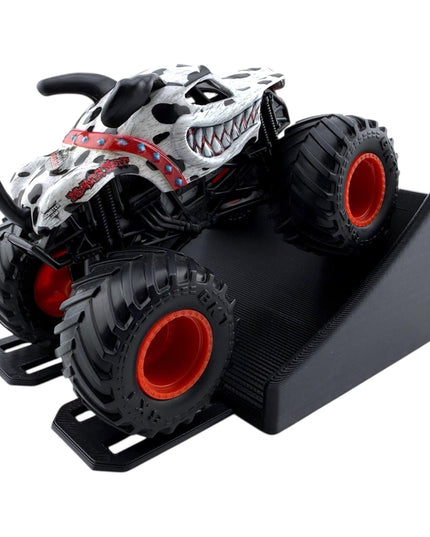 Jeff Did It! - 1/64 Scale 2 Lane Small Monster Truck / Car Ramp - Works on Hot Track - 3D Printed - Designed and Manufactured in America