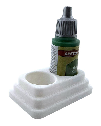 Jeff Did It - 18ml Paint Bottle Organizer - Compatible with The Army Painter 18ml Paint Bottles - Holds 2 Bottles - Made in the USA