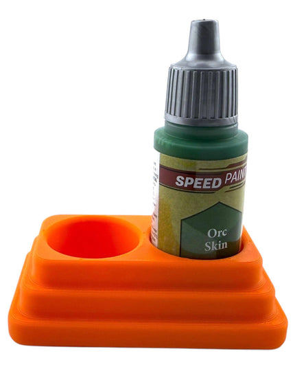 Jeff Did It - 18ml Paint Bottle Organizer - Compatible with The Army Painter 18ml Paint Bottles - Holds 2 Bottles - Made in the USA