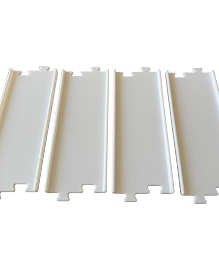 Jeff Did It - nano RC Straight 2 Lane Track Section 4 Pack  - Compatible with HPI nano, other nano RC's  and 1/64 Scale Cars Trucks