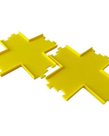 Jeff Did It - nano RC X Cross 2 Lane Track Section 2 Pack  - Compatible with HPI nano, other nano RC's  and 1/64 Scale Cars Trucks
