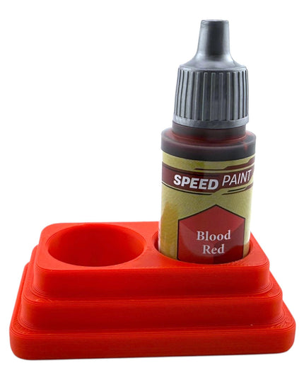 Jeff Did It - 18ml Paint Bottle Organizer - Compatible with The Army Painter 18ml Paint Bottles - Holds 2 Bottles - Made in the USA