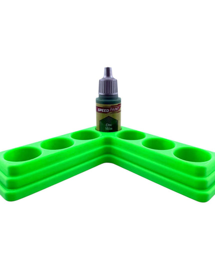 Jeff Did It - 18ml Paint Bottle Organizer - Compatible with The Army Painter 18ml Paint Bottles - Holds 7 Bottles - Made in the USA