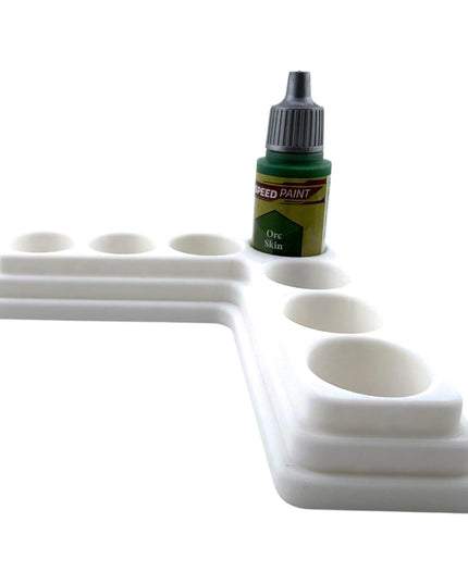 Jeff Did It - 18ml Paint Bottle Organizer - Compatible with The Army Painter 18ml Paint Bottles - Holds 7 Bottles - Made in the USA