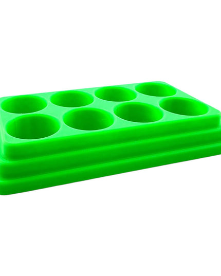 Jeff Did It - 18ml Paint Bottle Organizer - Compatible with The Army Painter 18ml Paint Bottles - Holds 8 Bottles - Made in the USA