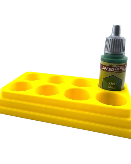 Jeff Did It - 18ml Paint Bottle Organizer - Compatible with The Army Painter 18ml Paint Bottles - Holds 8 Bottles - Made in the USA