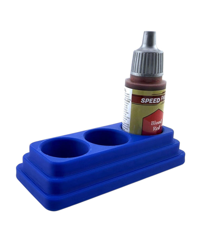 Jeff Did It - 18ml Paint Bottle Organizer - Compatible with The Army Painter 18ml Paint Bottles - Holds 3 Bottles - Made in the USA