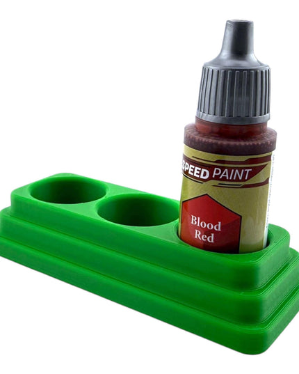 Jeff Did It - 18ml Paint Bottle Organizer - Compatible with The Army Painter 18ml Paint Bottles - Holds 3 Bottles - Made in the USA