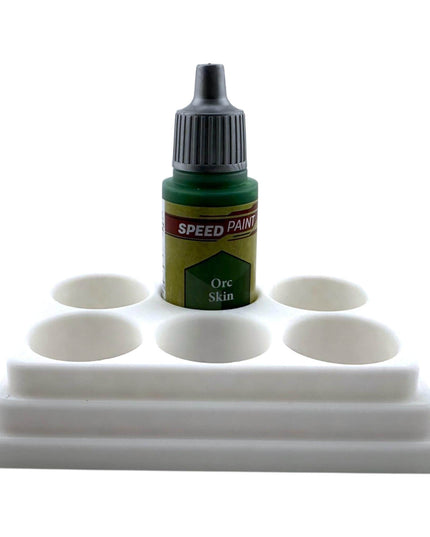 Jeff Did It - 18ml Paint Bottle Organizer - Compatible with The Army Painter 18ml Paint Bottles - Holds 6 Bottles - Made in the USA