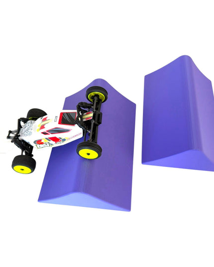 Jeff Did It - Micro RC Buggy / Truck Double Jump Set Large - Compatible with Team Losi Micro Series and Micro RCs - Made in the USA