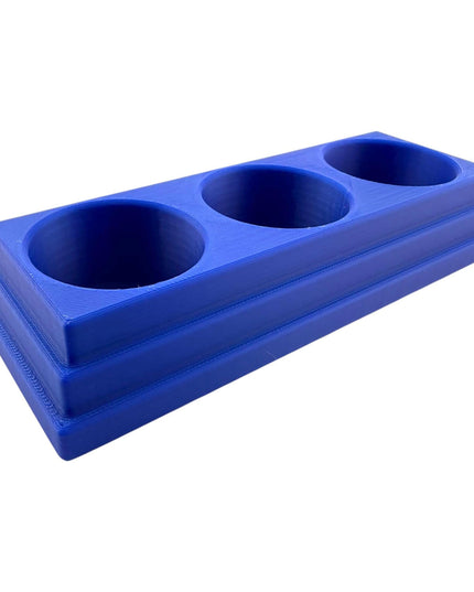 Jeff Did It - 1oz Mix Cup Organizer - Compatible with most 1oz Mix Cups - Holds 3 Cups - Designed and Manufactured in America