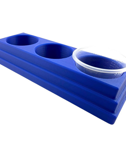 Jeff Did It - 1oz Mix Cup Organizer - Compatible with most 1oz Mix Cups - Holds 3 Cups - Designed and Manufactured in America