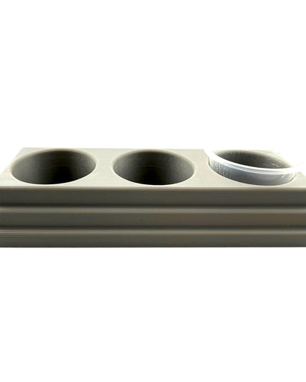 Jeff Did It - 1oz Mix Cup Organizer - Compatible with most 1oz Mix Cups - Holds 3 Cups - Designed and Manufactured in America