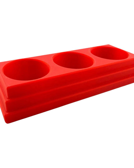 Jeff Did It - 1oz Mix Cup Organizer - Compatible with most 1oz Mix Cups - Holds 3 Cups - Designed and Manufactured in America