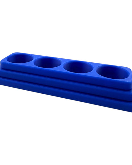 Jeff Did It - 18ml Paint Bottle Organizer - Compatible with The Army Painter 18ml Paint Bottles - Holds 4 Bottles - Long - Made in the USA