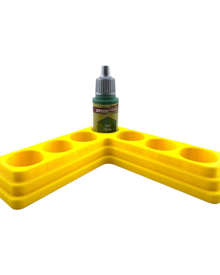 Jeff Did It - 18ml Paint Bottle Organizer - Compatible with The Army Painter 18ml Paint Bottles - Holds 7 Bottles - Made in the USA