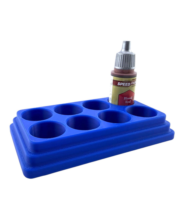 Jeff Did It - 18ml Paint Bottle Organizer - Compatible with The Army Painter 18ml Paint Bottles - Holds 8 Bottles - Made in the USA