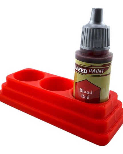 Jeff Did It - 18ml Paint Bottle Organizer - Compatible with The Army Painter 18ml Paint Bottles - Holds 3 Bottles - Made in the USA
