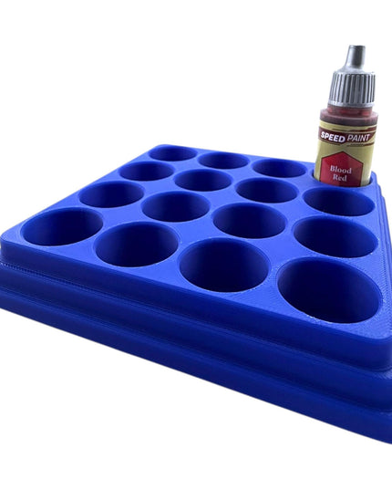 Jeff Did It - 18ml Paint Bottle Organizer - Compatible with The Army Painter 18ml Paint Bottles - Holds 4 Bottles - Made in the USA