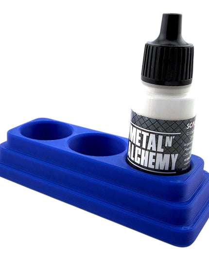 Jeff Did It - 17ml Paint Bottle Organizer - Compatible with The Scale 75 17ml Paint Bottles - Holds 3 Bottles - Made in the USA