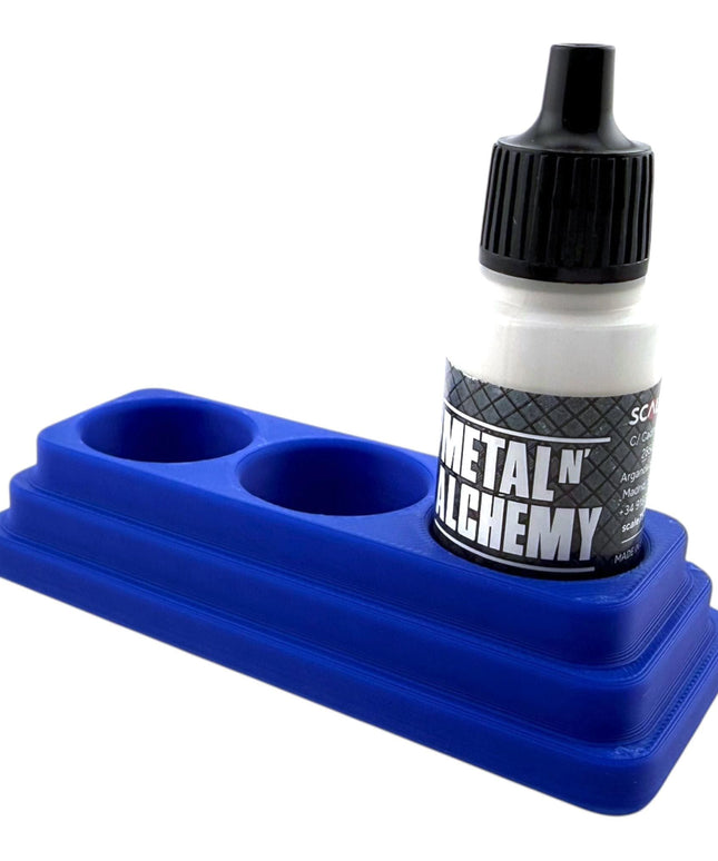 Jeff Did It - 17ml Paint Bottle Organizer - Compatible with The Scale 75 17ml Paint Bottles - Holds 3 Bottles - Made in the USA