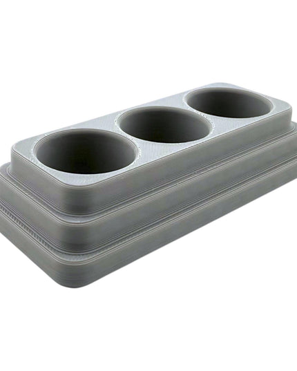 Jeff Did It - 17ml Paint Bottle Organizer - Compatible with The Scale 75 17ml Paint Bottles - Holds 3 Bottles - Made in the USA