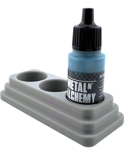 Jeff Did It - 17ml Paint Bottle Organizer - Compatible with The Scale 75 17ml Paint Bottles - Holds 3 Bottles - Made in the USA
