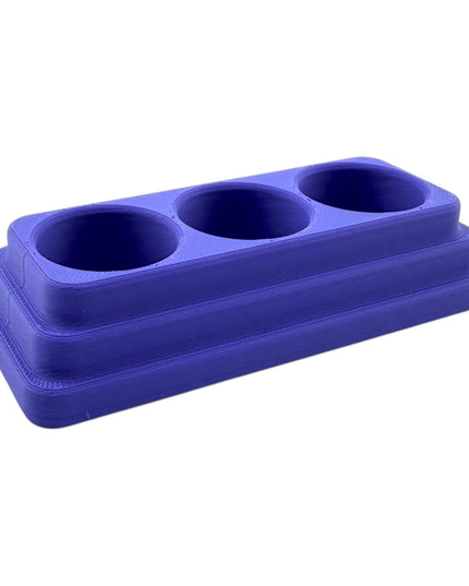 Jeff Did It - 17ml Paint Bottle Organizer - Compatible with The Scale 75 17ml Paint Bottles - Holds 3 Bottles - Made in the USA