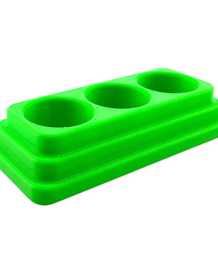Jeff Did It - 17ml Paint Bottle Organizer - Compatible with The Scale 75 17ml Paint Bottles - Holds 3 Bottles - Made in the USA