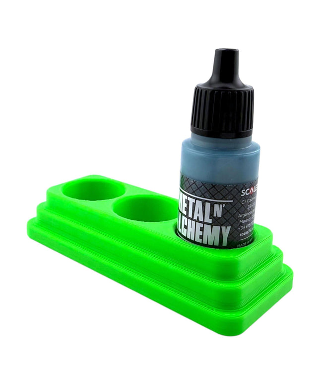 Jeff Did It - 17ml Paint Bottle Organizer - Compatible with The Scale 75 17ml Paint Bottles - Holds 3 Bottles - Made in the USA